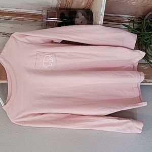 Ivory ella long sleeve pink shirt